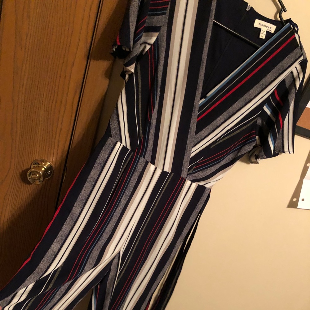 Stripped romper size medium